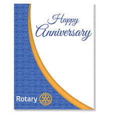 Rotary Happy Anniversary