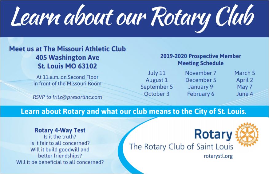 Learn About St Louis Rotary Sept 5, 2019