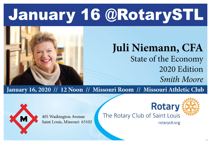Juli Niemann Speaker Jan 16, 2020 @ St Louis Rotary