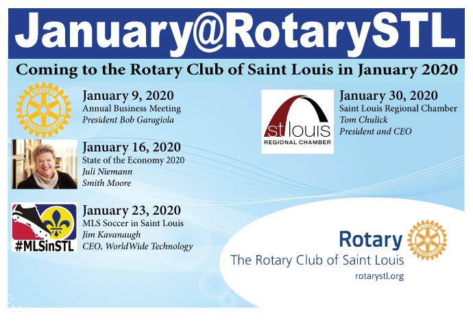 January 2020 Speakers at St Louis Rotary