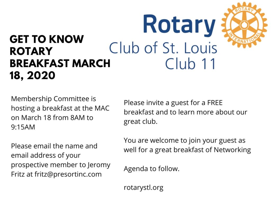 Get to Know Rotary 3-18-20