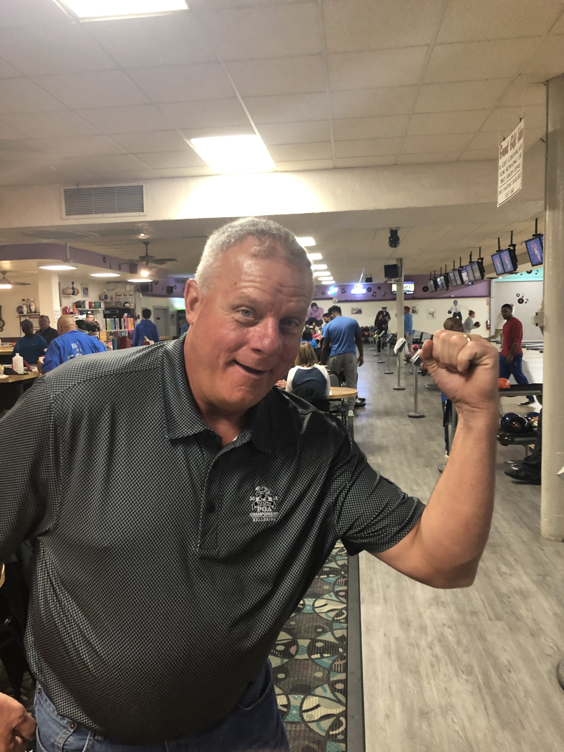 Don Lorenz @ Rotary bowling 3-2-20