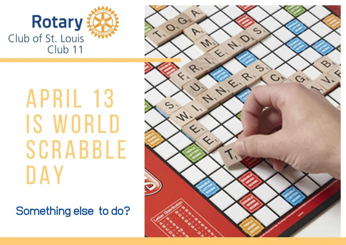 World Scrabble Day April 13