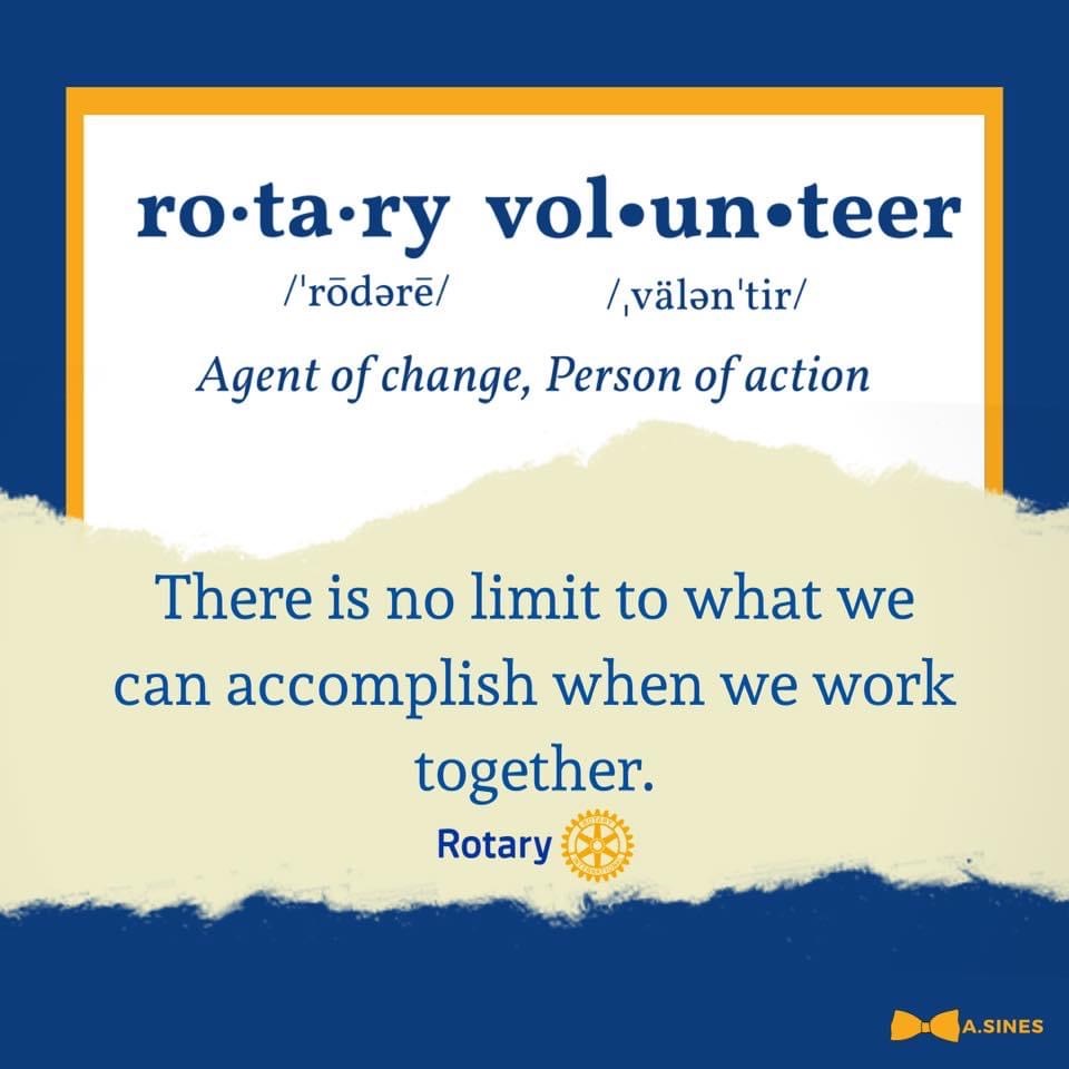 rotary volunteer
