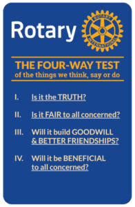 The Four Way Test