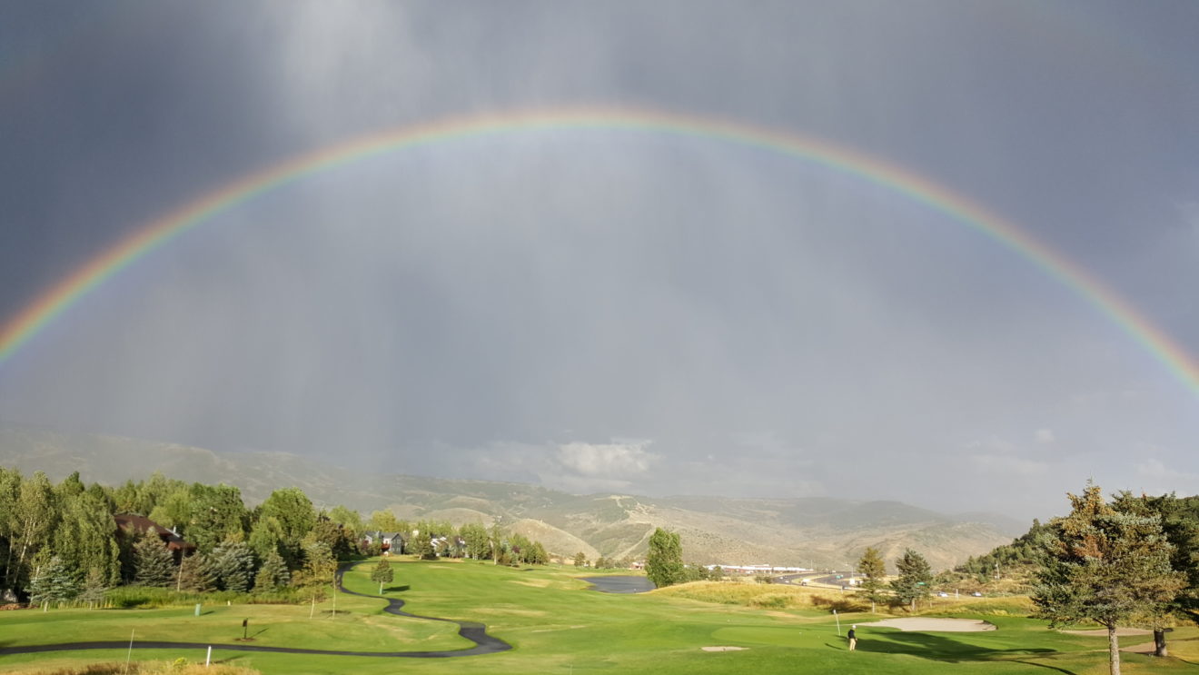 Golf Rainbow - Partial Rain-out for St Louis Rotary Golf League 7-15-20