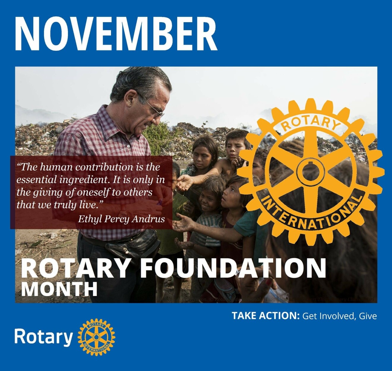 November is Rotary Foundation month