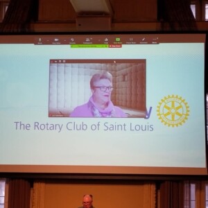 Juli Niemann on Zoom @ St Louis Rotary 1-14-21