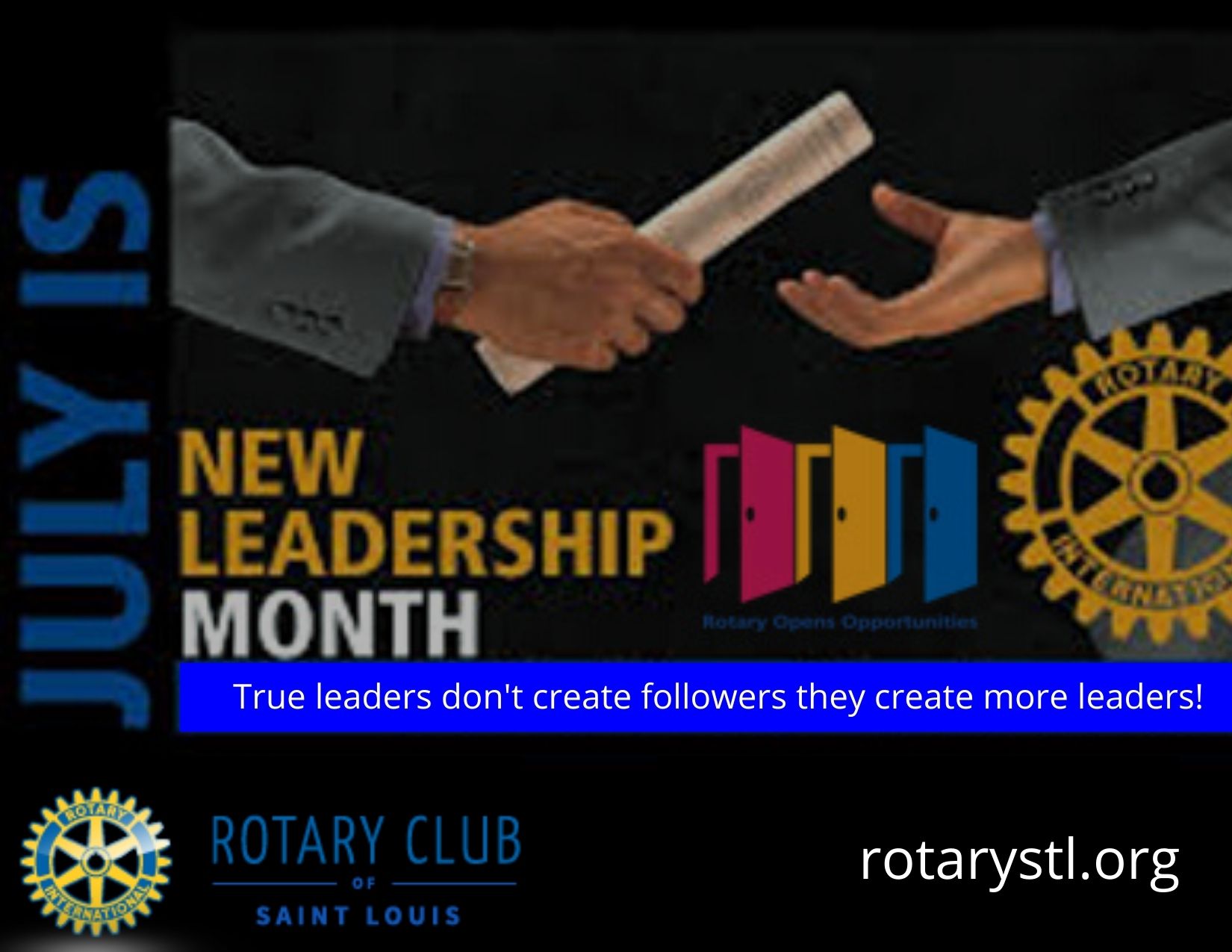July New Leadership Month