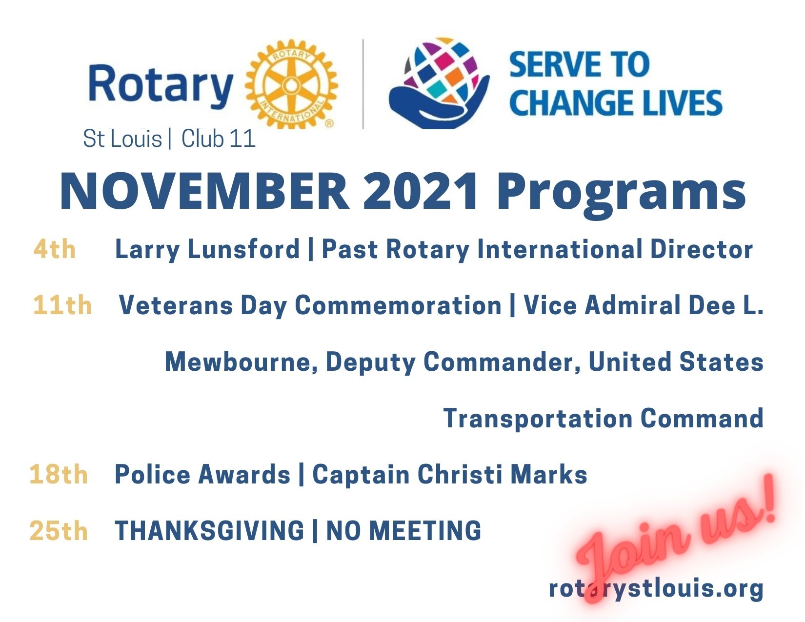 November 2021 programs-