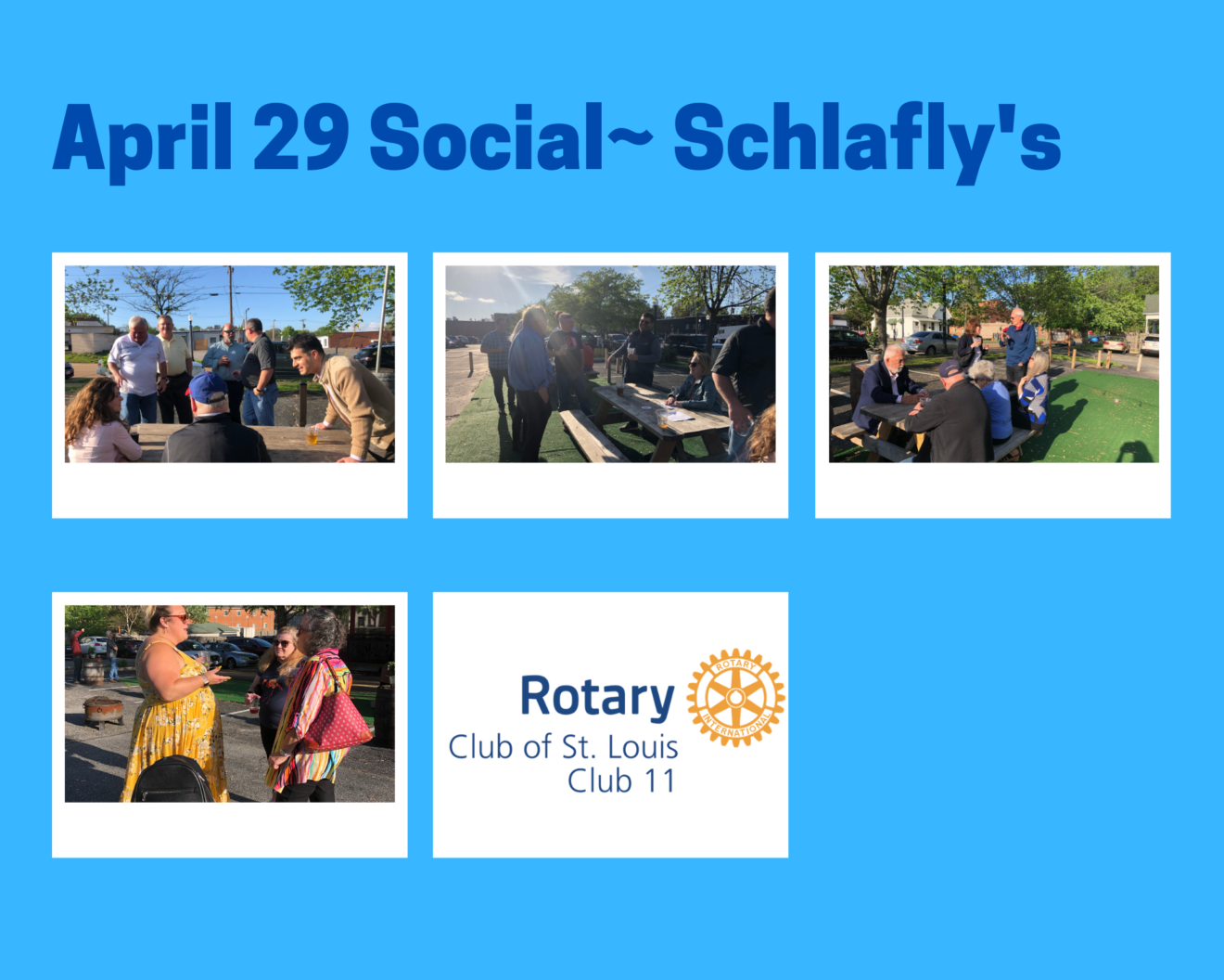 Rotary Social 4-29-21 @ Schaflys