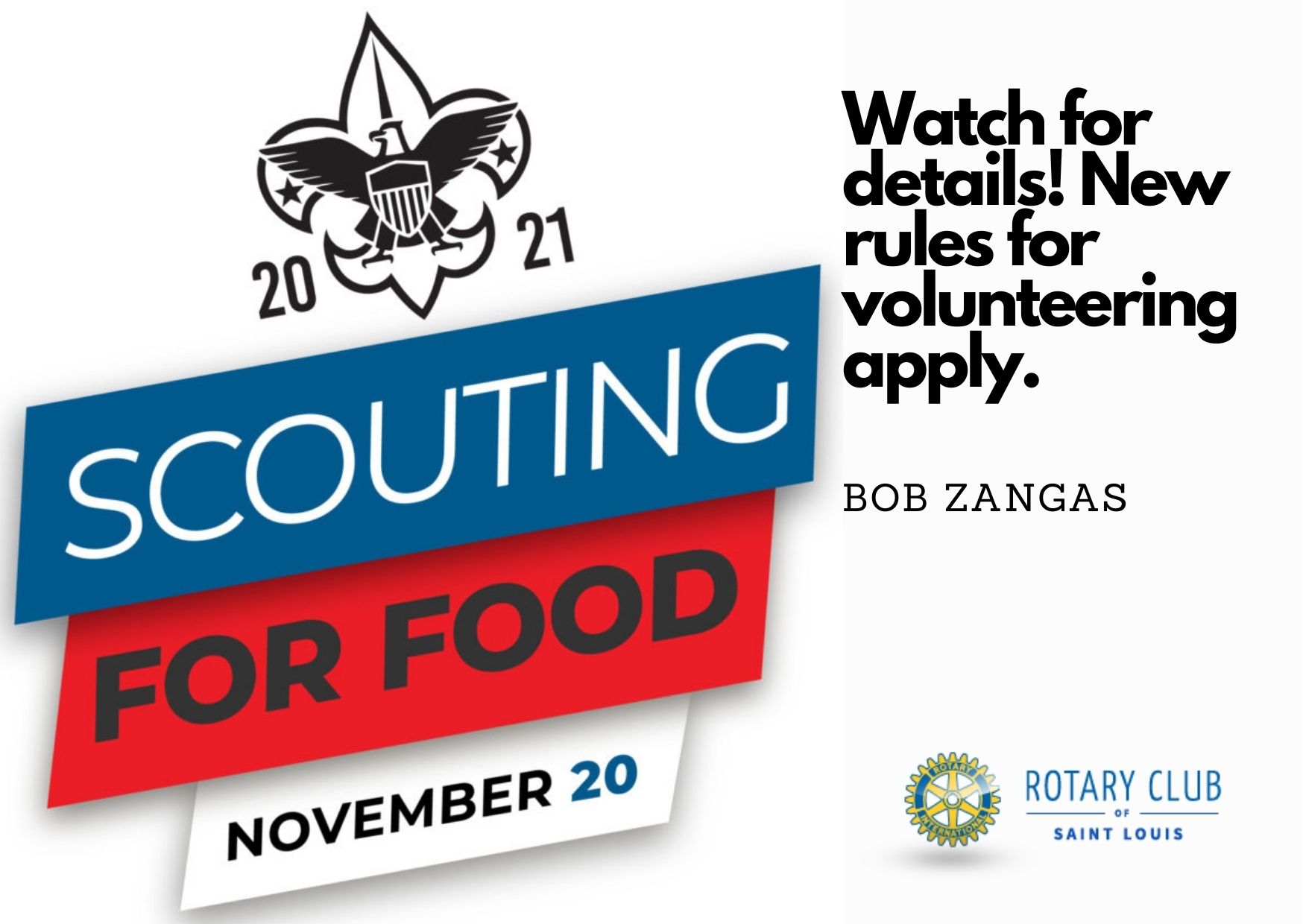 Scouting for Food Collection Day November 20, 2021