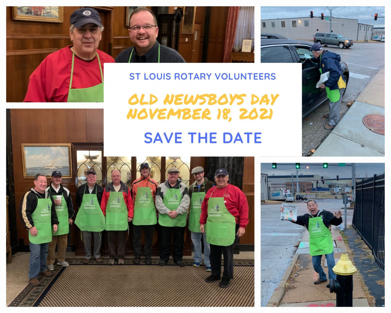 St Louis Rotary Old Newsboys Volunteers 11-18-2-21