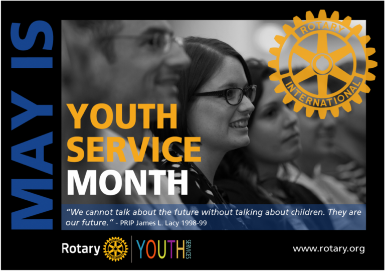 May is Youth Service Month - Rotary International