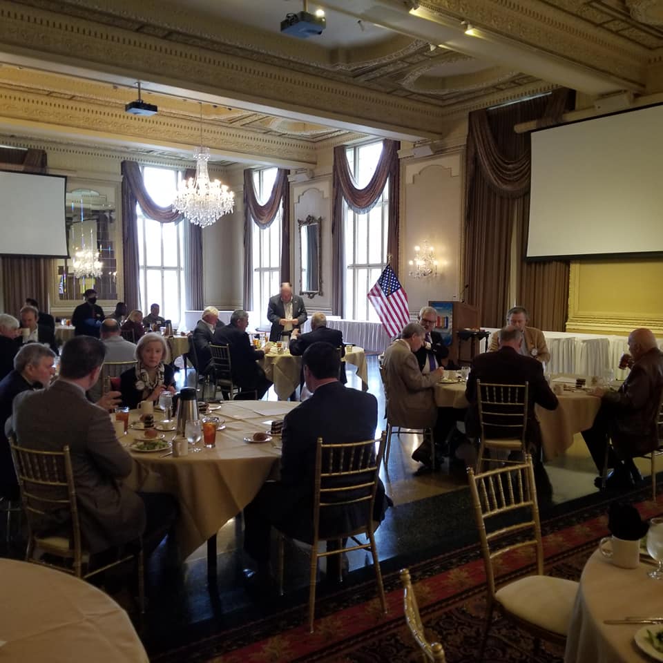 Lunch crowd at Rotary on 3-18-21