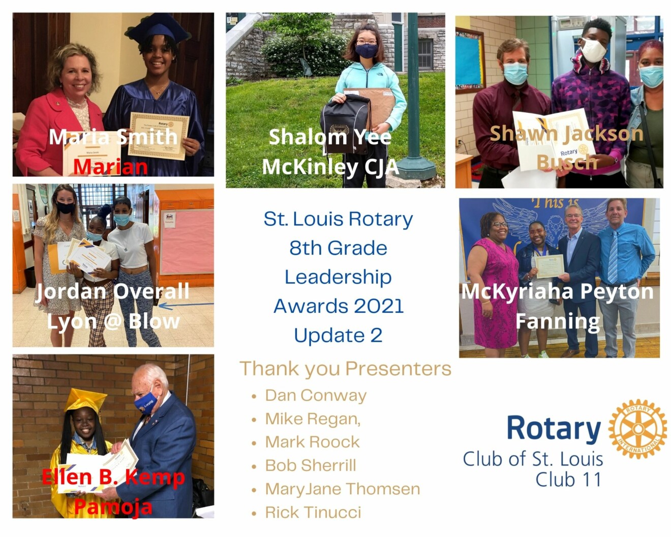 update 2 8th grade awards 2021 st louis rotary