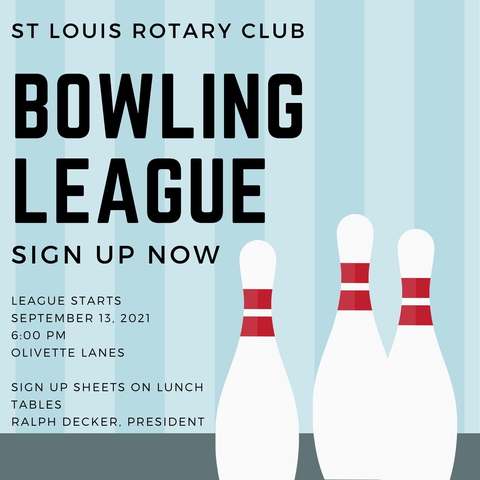 SIGN UP FOR Bowling LEAGUE