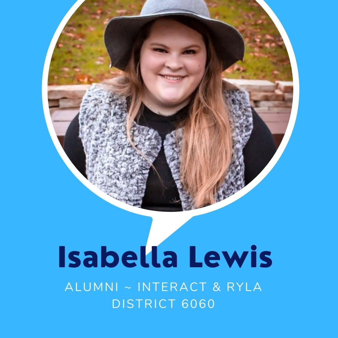 Isabella Lewis -Alumni: Interact & RYLA