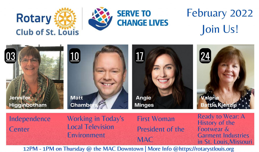 St. Louis Rotary February 2022 Programs