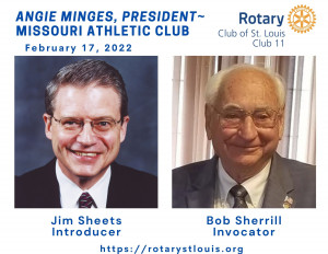 Program Leaders: Jim Sheets, Introducer & Bob Sherrill Invocator on 2-17-22