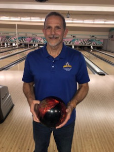 Terry Werner 1-31-22 at Olivette Lanes for St. Louis Rotary Bowling League