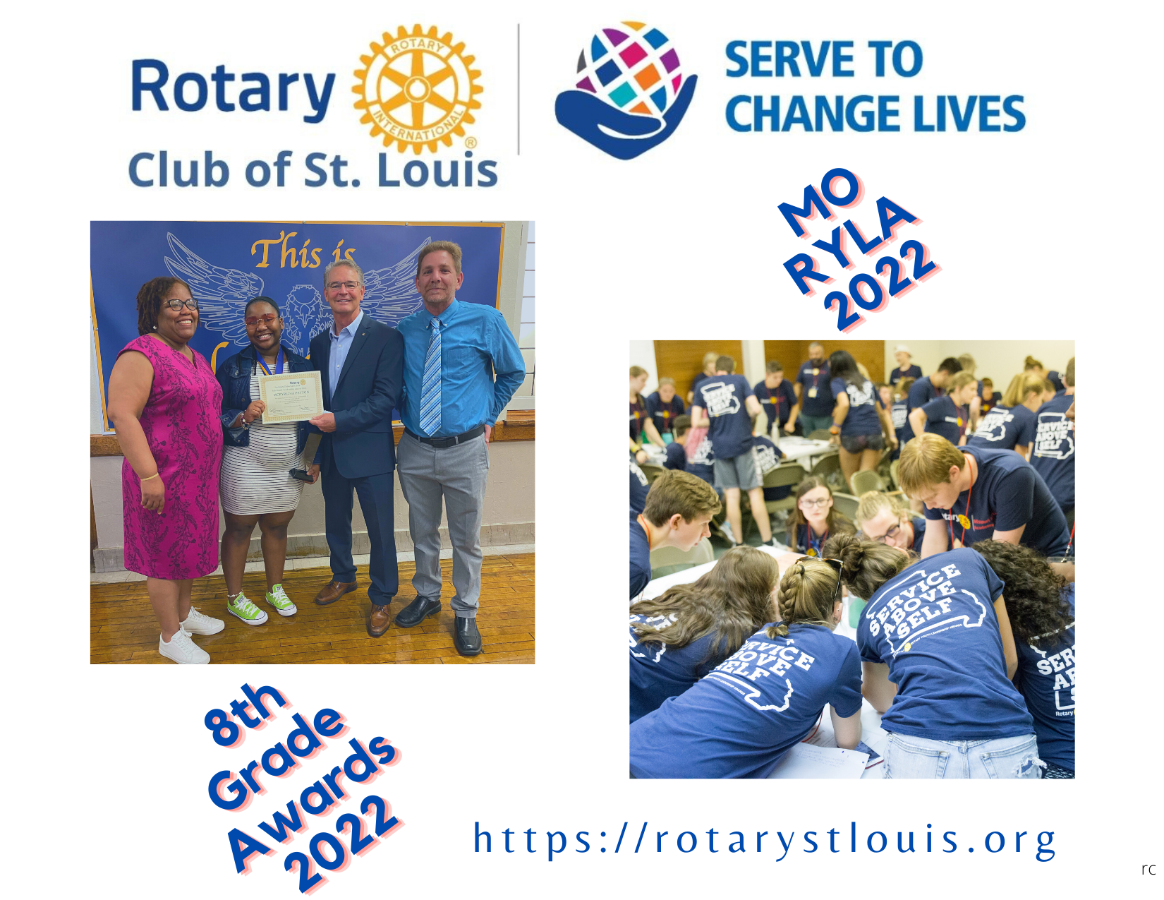 St Louis Rotary 8th Grade Awards & MO RYLA