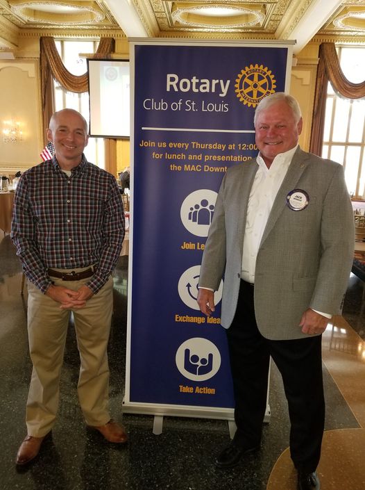 Bill Clevlen & Jack Windish @ St Louis Rotary 6-9-22