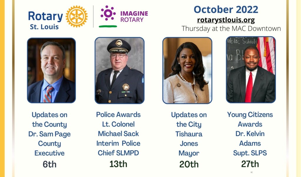 Speakers @ St. Louis Rotary in October 2022