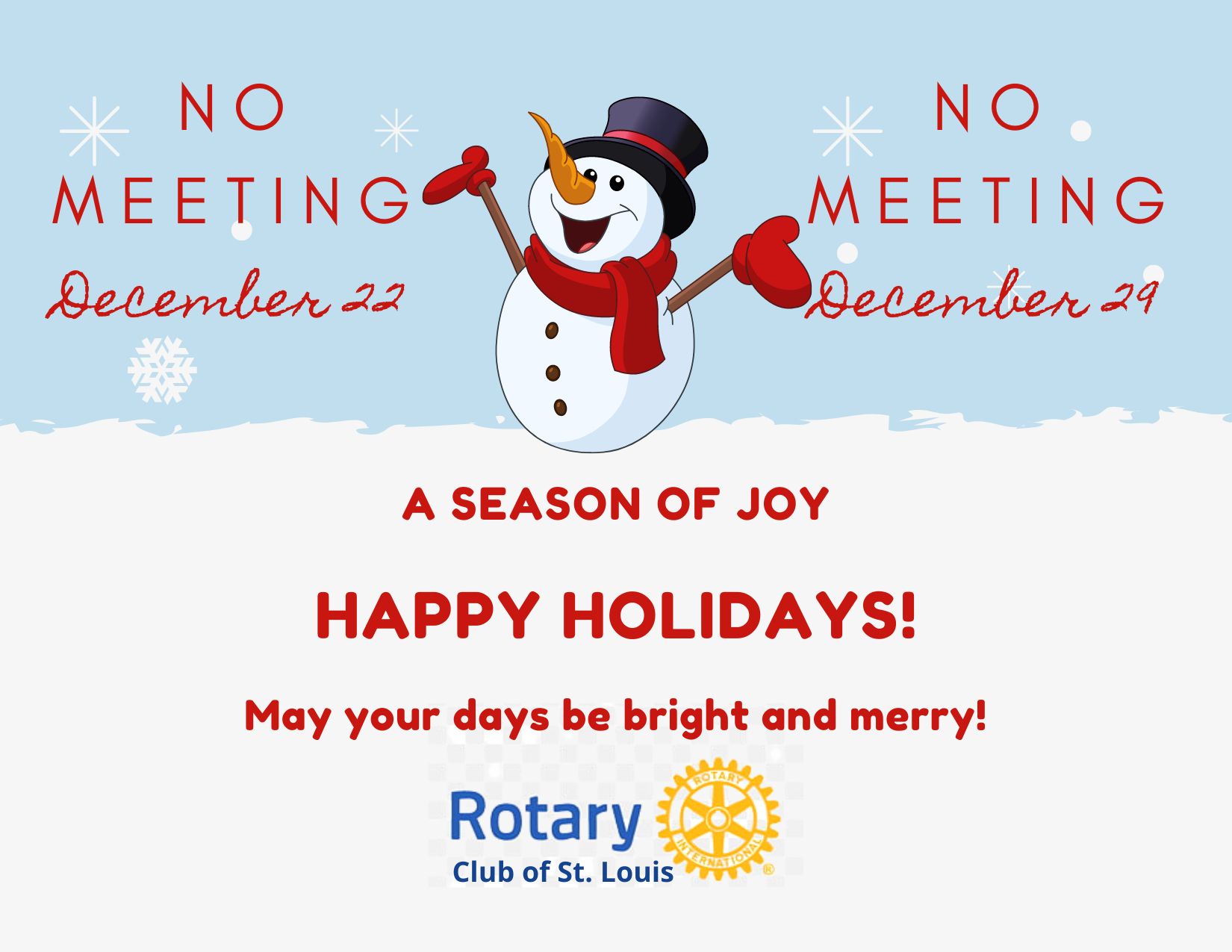 Happy Holidays - Season of Joy