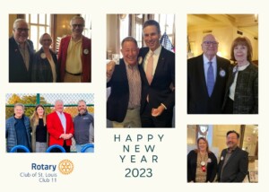 Happy New Year 2023 from St. Louis Rotary Club