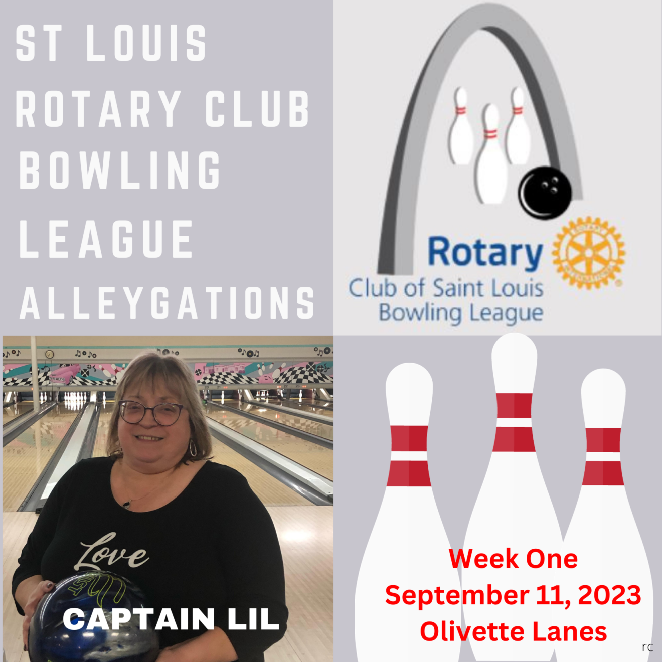 Captain Lil - Week 1 Bowling Alleygations