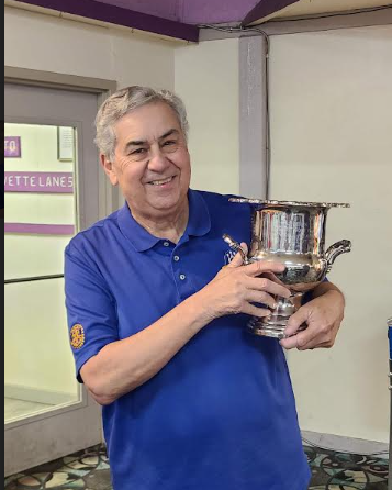 Bob Garagiola w/ his golf trophy at Olivette 11-6-23