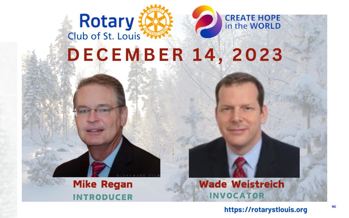 Mike Regan, Introducer and Wade Weistreich, Invocator 12-14-23