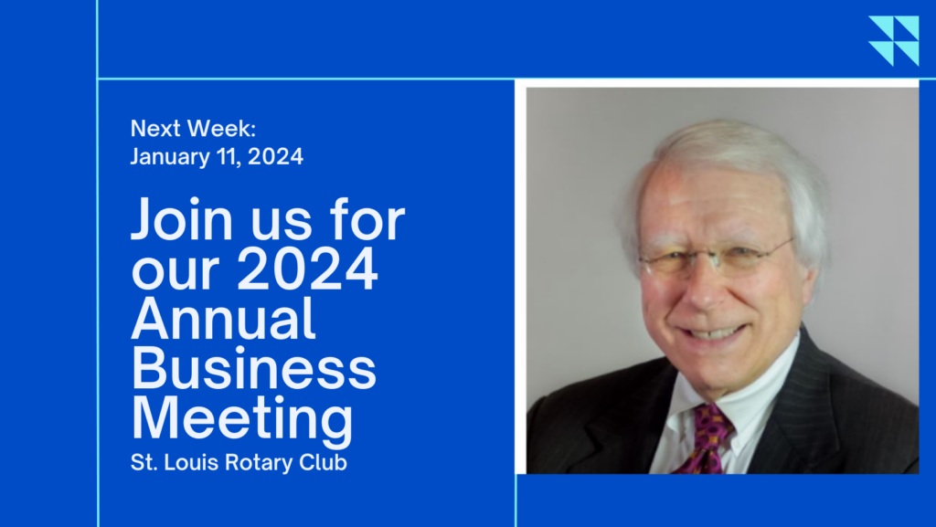 Annual Business Meeting Next Week: 1-11-24