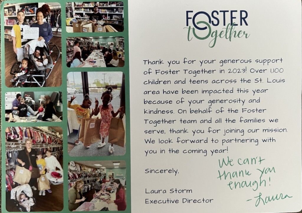 Thank you for your support ~ Foster Together 2023