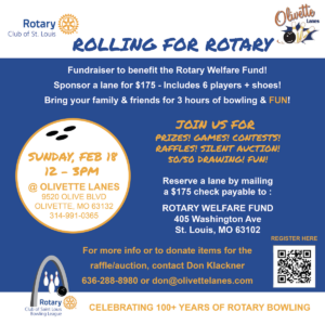 Rolling for Rotary Fundraiser 2-18-24