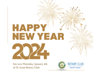 Happy New Years 2024 - See you at the club on January 4, 2024