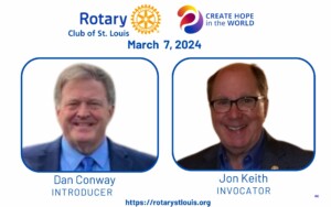 Dan Conway, Introducer and Jon Keith, Invocator 3-7-24