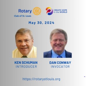 5-30-24 Ken Schuman, Introducer & Dan Conway, Invocator