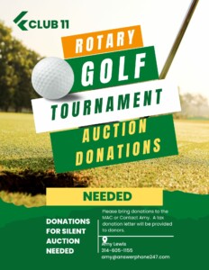 Rotary Golf Tournament Auction Items