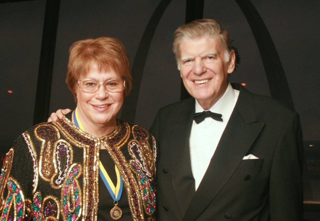 Sallie Kratz with RI President John Kenney 3/12/2010