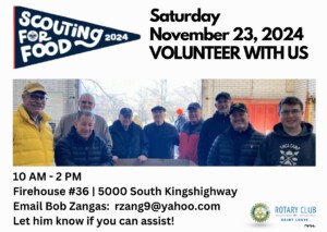 Volunteer Opp | Scouting for Food 11-23-24