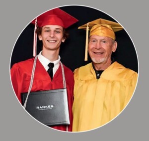 Gary "Doc" Jones and grandson, Joey Papa - Graduation!