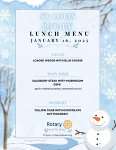 lunch menu 1-16-25