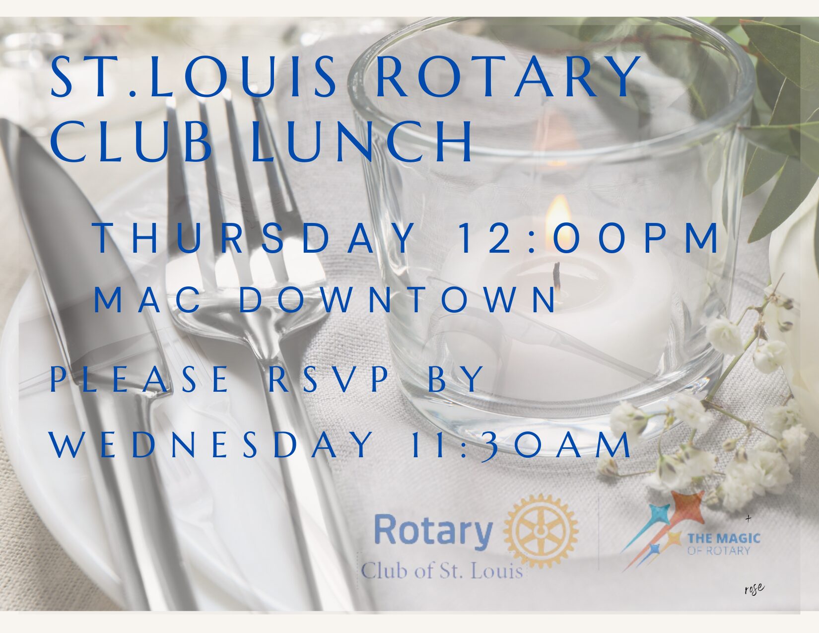 Rotary St. Louis Lunch Registration