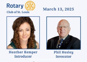 Heather Kemper, Introducer and Phil Hesley, Invocator