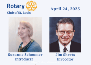 Suzanne Schoomer, Introducer and Jim Sheet, Invocator 4-24-25
