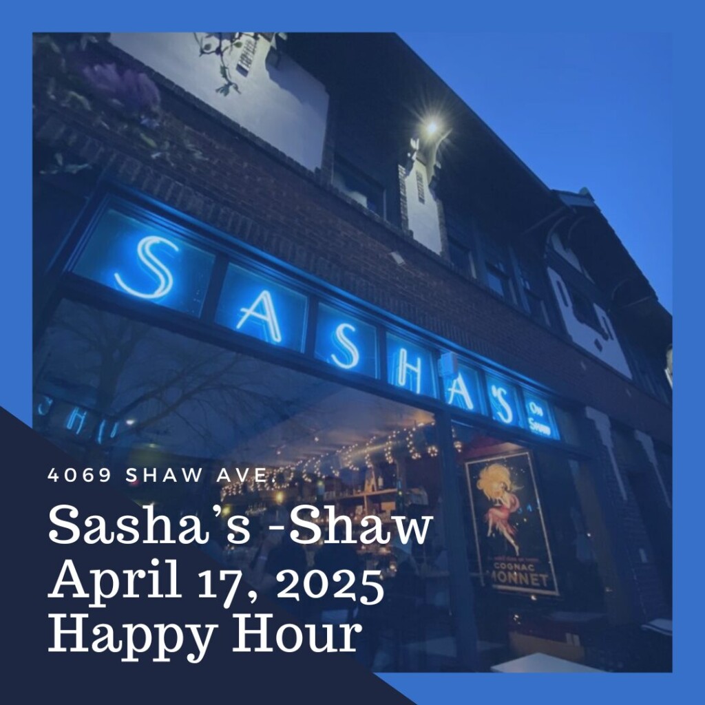 St. Louis Rotary Club Happy Hour on 4-17-25 at Sasha's on Shaw