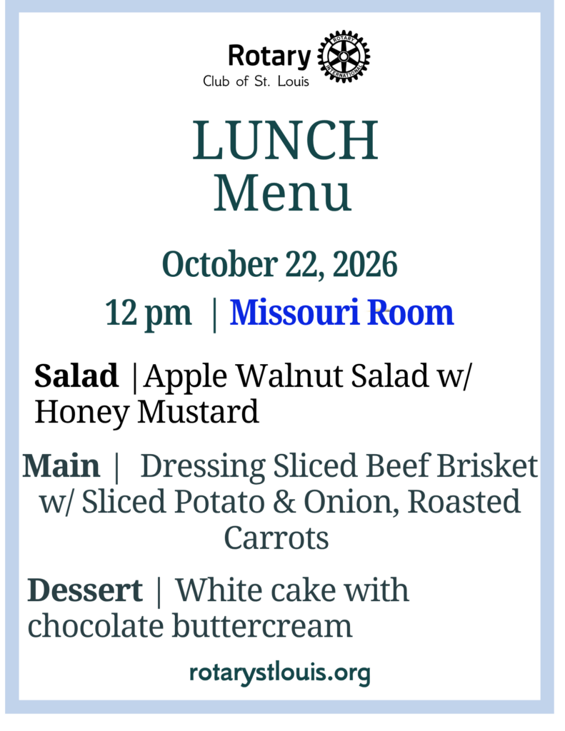 lunch 10-22-26 st louis mo rotary club