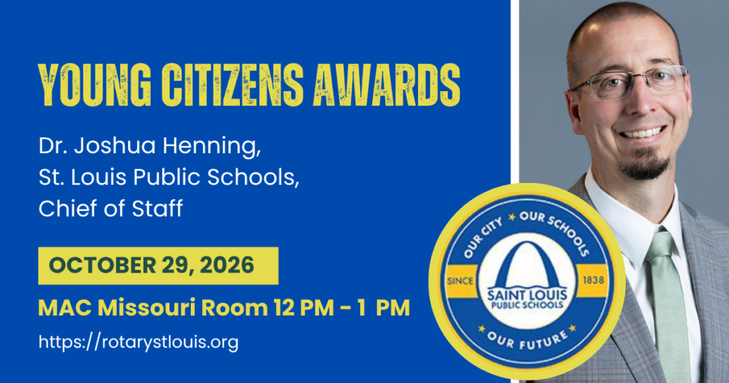 Young Citizens Awards 2026 - Dr. Joshua Henning, St. Louis Public Schools, Chief of Staff